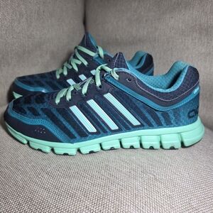 adidas ClimaCool Revolution Running Shoes Women’s Sz 8.5 Teal Blue/Green